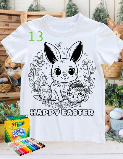 Coloring shirt with Crayola Markers